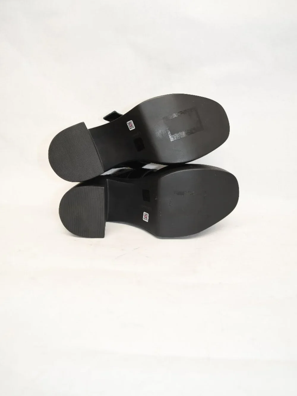 $420 LARROUDE stewart 100mm patent leather platform oxfords BLACK 8 (DC13)
